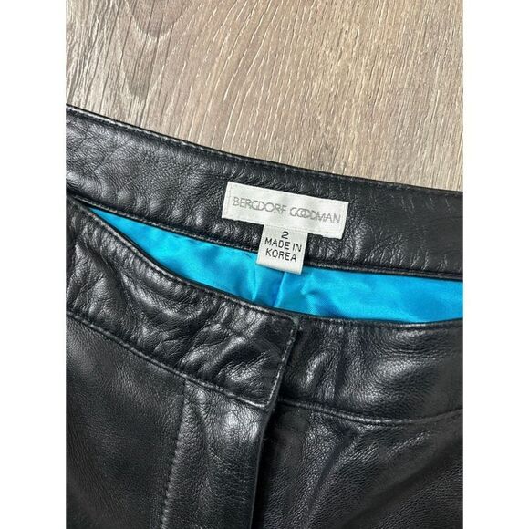 Vintage Bergdorf Goodman Leather pants - Picture 4 of 7